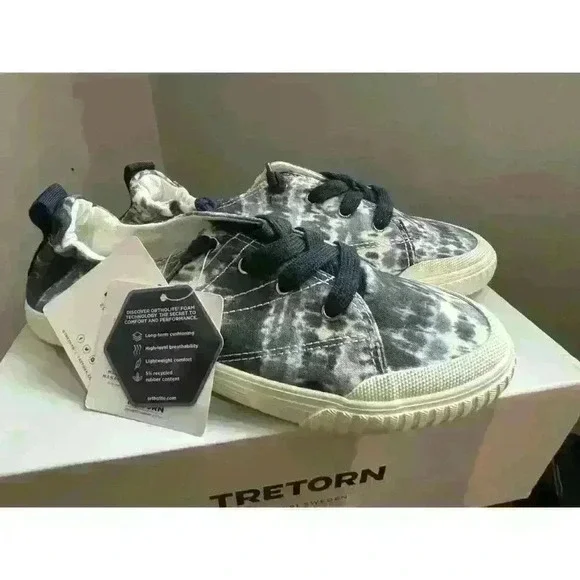 TRETORN Women's Meg Slip On Sneakers in Shibori Navy Size 8.5 New! - Picture 6 of 10